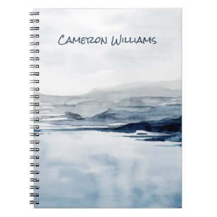 Add Your Name   Faded Horizon II Notebook