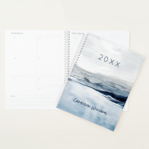 Add Your Name Faded Horizon II Planner