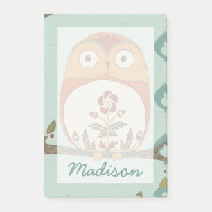 Add Your Name Forest Whimsy II Post-it Notes