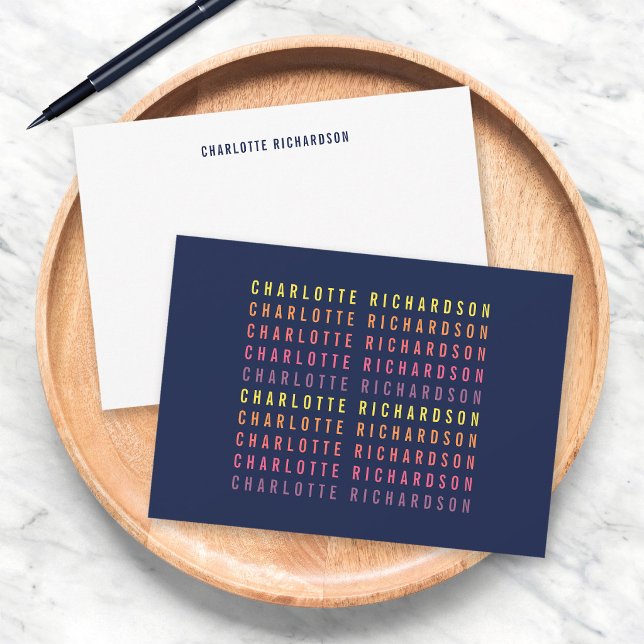 Add Your Name Fun Colour Gradient Card (Creator Uploaded)
