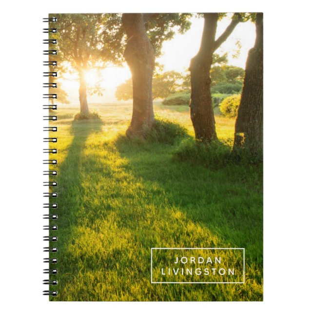 Add Your Name | Garden Of Eden Oak Trees Notebook (Front)
