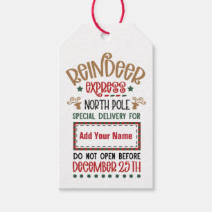 Add Your Name-  gift tags