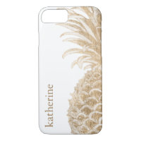 Add Your Name | Gold Tropical Pinneapple