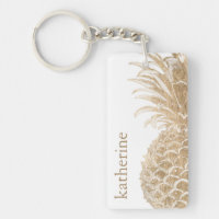 Add Your Name | Gold Tropical Pinneapple