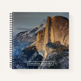 Add Your Name   Half Dome at Sunset Notebook