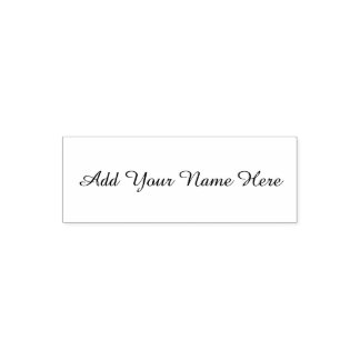 Add your name here customizable stamp