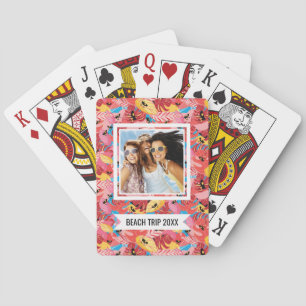 Add Your Name Jungle Frogs Playing Cards
