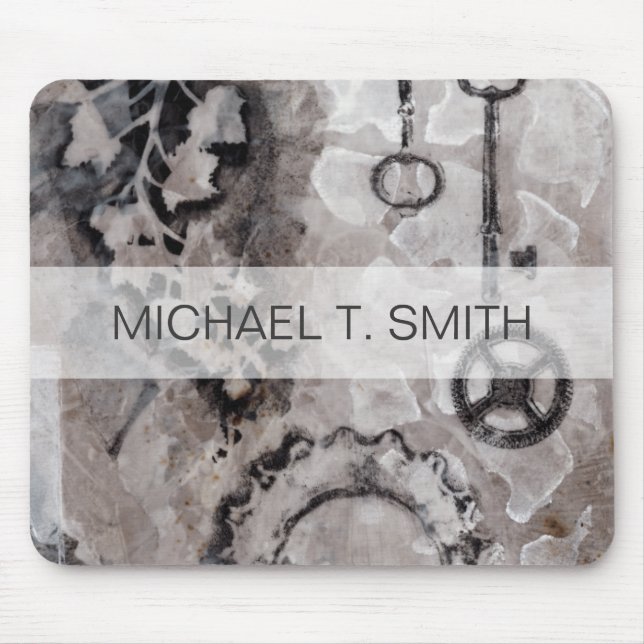 Add Your Name | Juxtaposition II Mouse Pad (Front)