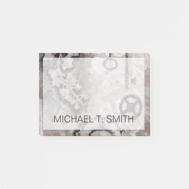 Add Your Name | Juxtaposition II Post-it Notes (Front)