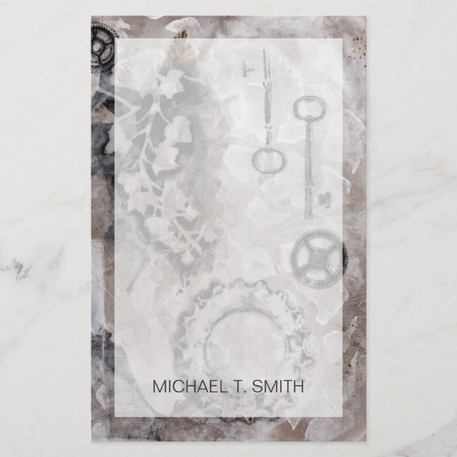 Add Your Name | Juxtaposition II Stationery (Front)