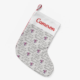 Add Your Name   Life Is Too Short For A Bad Manicu Small Christmas Stocking