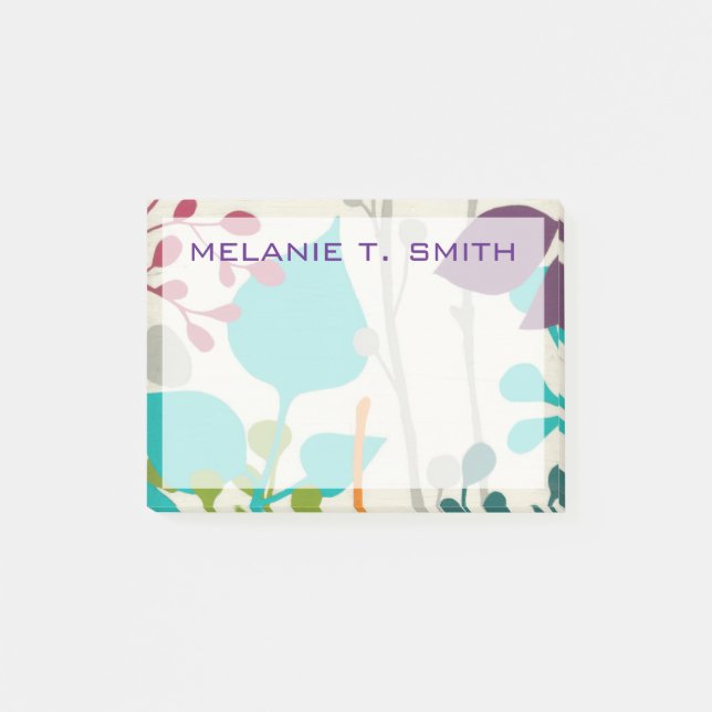 Add Your Name | Metro Garden III Post-it Notes (Front)