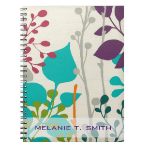 Add Your Name   Metro Garden III Spiral Notebook