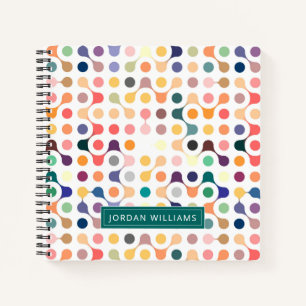 Add Your Name Molecular Structure Pattern Notebook