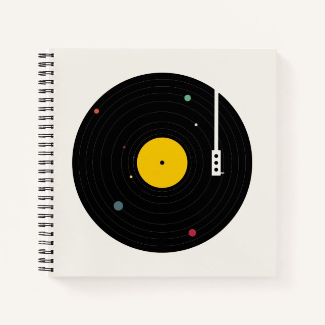 Add Your Name | Music Everywhere | Florent Bodart Notebook (Front)