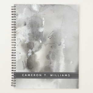 Add Your Name Mystical Objects - Grey Planner