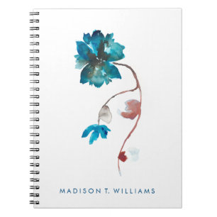 Add Your Name   Natures Greenery V Spiral Notebook