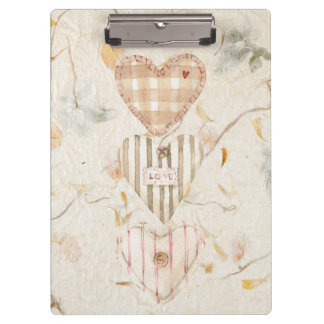 Add your name on backside Mulberry kraft paper Clipboard