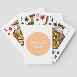 Add your name on Classic Playing Cards
