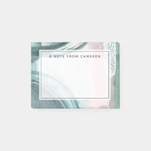 Add Your Name   Pastel Scribe - Watercolor Post-it Notes