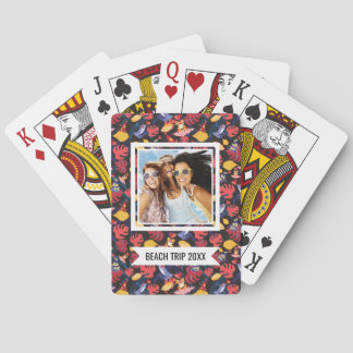 Add Your Name | Pattern Of The Lovers Frogs Playing Cards