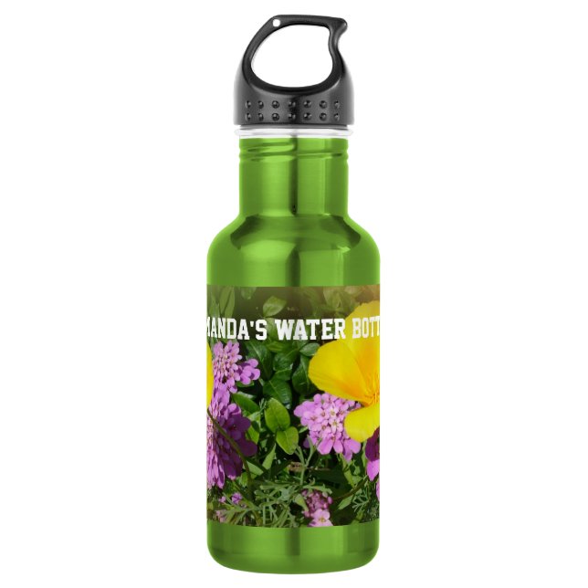 Add your name, personal items 532 ml water bottle (Front)