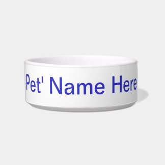 Add your name, personal items bowl