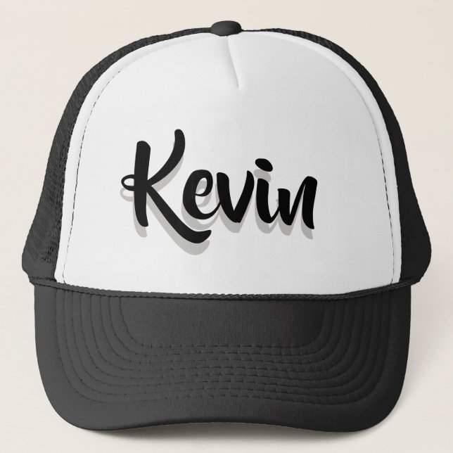 Add Your Name. Personalise Trucker Hat (Front)