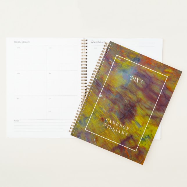 Add Your Name | Petrified Wood Planner (Display)