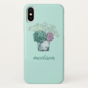 Add Your Name   Plant Happiness Collection   Succu Case-Mate iPhone Case