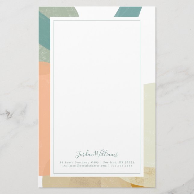 Add Your Name | Platelet Stationery (Front)