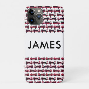 Add Your Name Red Fire truck Personalized Case-Mate iPhone Case