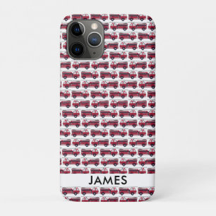 Add Your Name Red Fire truck Personalized Case-Mate iPhone Case