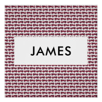 Add Your Name Red Fire truck Personalized