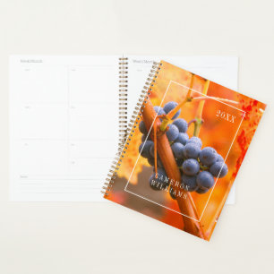 Add Your Name Ripe Grape In Vineyard Planner