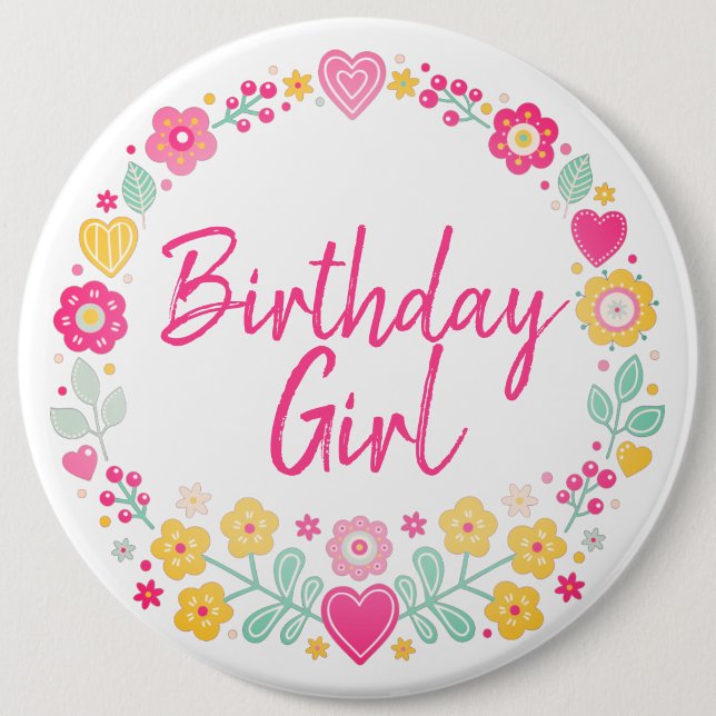 Add Your Name -  Round Button (Front)