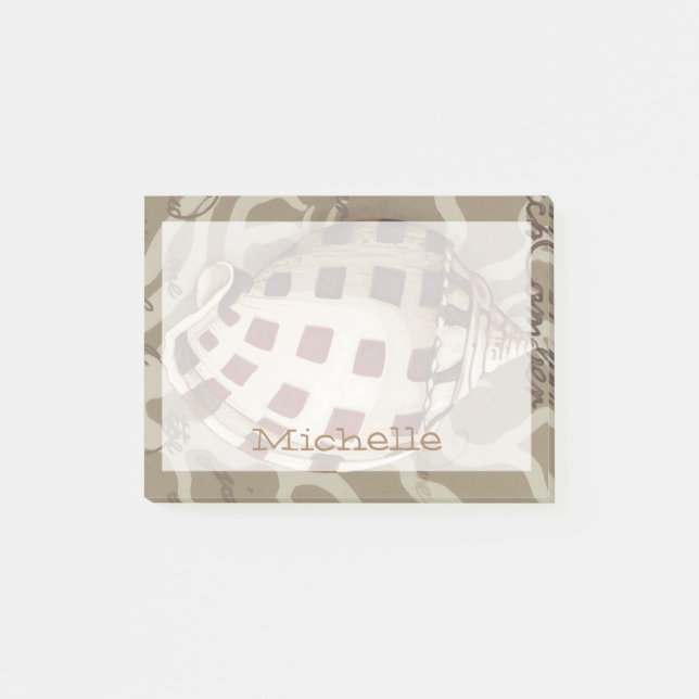 Add Your Name | Seaside Sonnet I Post-it Notes (Front)