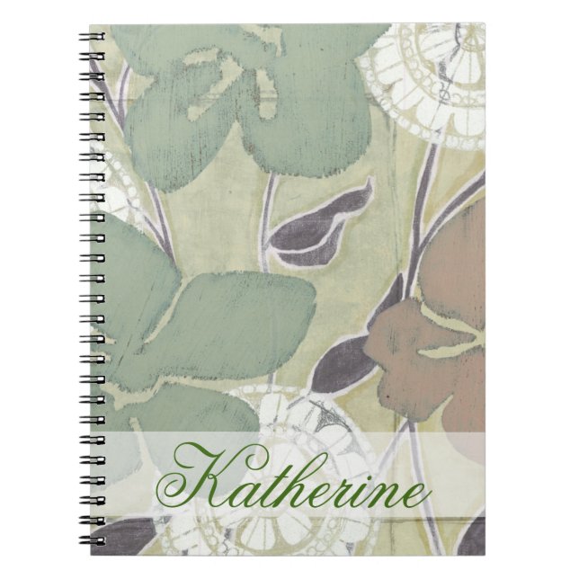 Add Your Name | Serene Pastels II Spiral Notebook (Front)