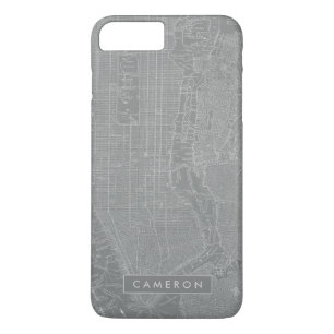 Add Your Name   Sketch of New York City Map Case-Mate iPhone Case