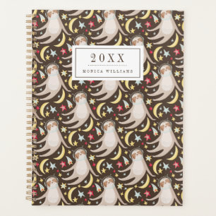 Add Your Name Sloth Astronaut Pattern Planner