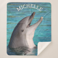 Add Your Name Smiling Dolphin Photograph