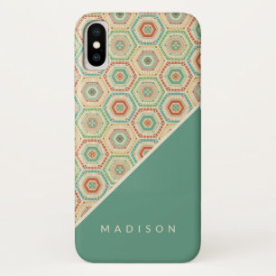 Add Your Name   Southwest Hexagon Pattern Case-Mate iPhone Case