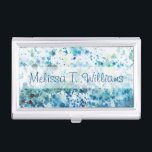 Add Your Name | Speckled Sea I Business Card Holder<br><div class="desc">Home Décor</div>