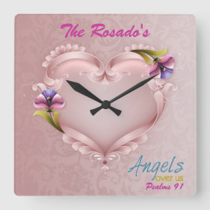Add Your Name  Square Wall Clock