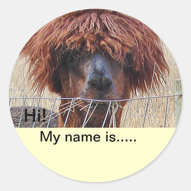Add Your Name Sticker (Front)
