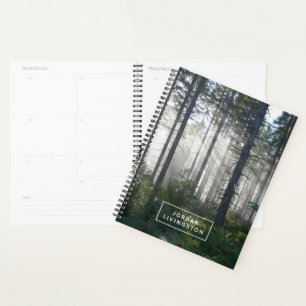 Add Your Name Sunlight Breaking Through Planner