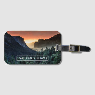Add Your Name   Sunrise   Yosemite National Park Luggage Tag