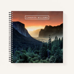 Add Your Name   Sunrise   Yosemite National Park Notebook