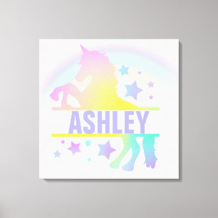 Add Your Name / Text -Wrapped Canvas (Gloss) Print
