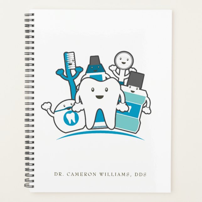 Add Your Name | The Clean Teeth Gang Planner (Front)